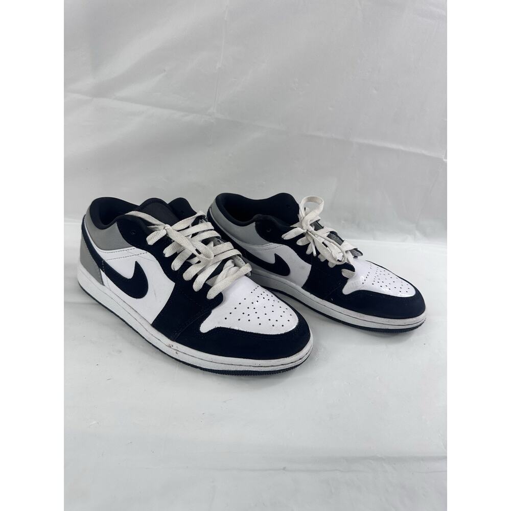 Air Jordan 1 SE Low White Black Matte Silver Reflective 7 Casual Hip Hop